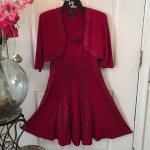 2piece Dress w/shawl